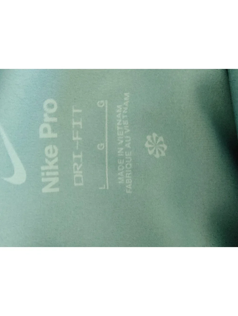 Nike Blue Pro Dri-FIT Women's Leggings Size Large